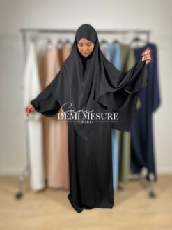 abaya manches bouffantes