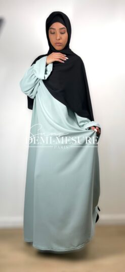 Abaya tulipe soie de médine