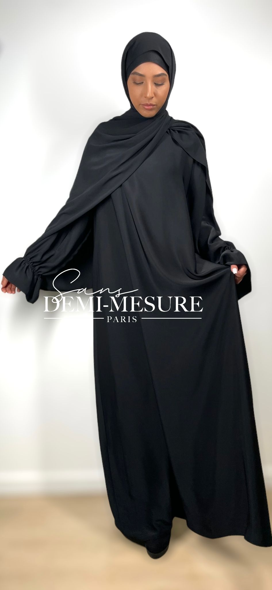 Abaya tulipe soie de médine – Image 4