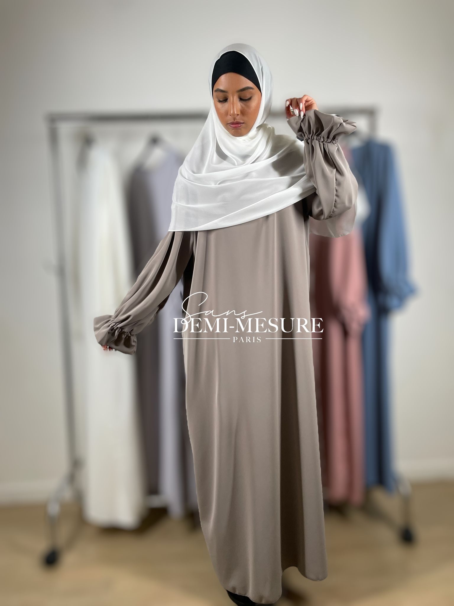 abaya tulipe soie de médine