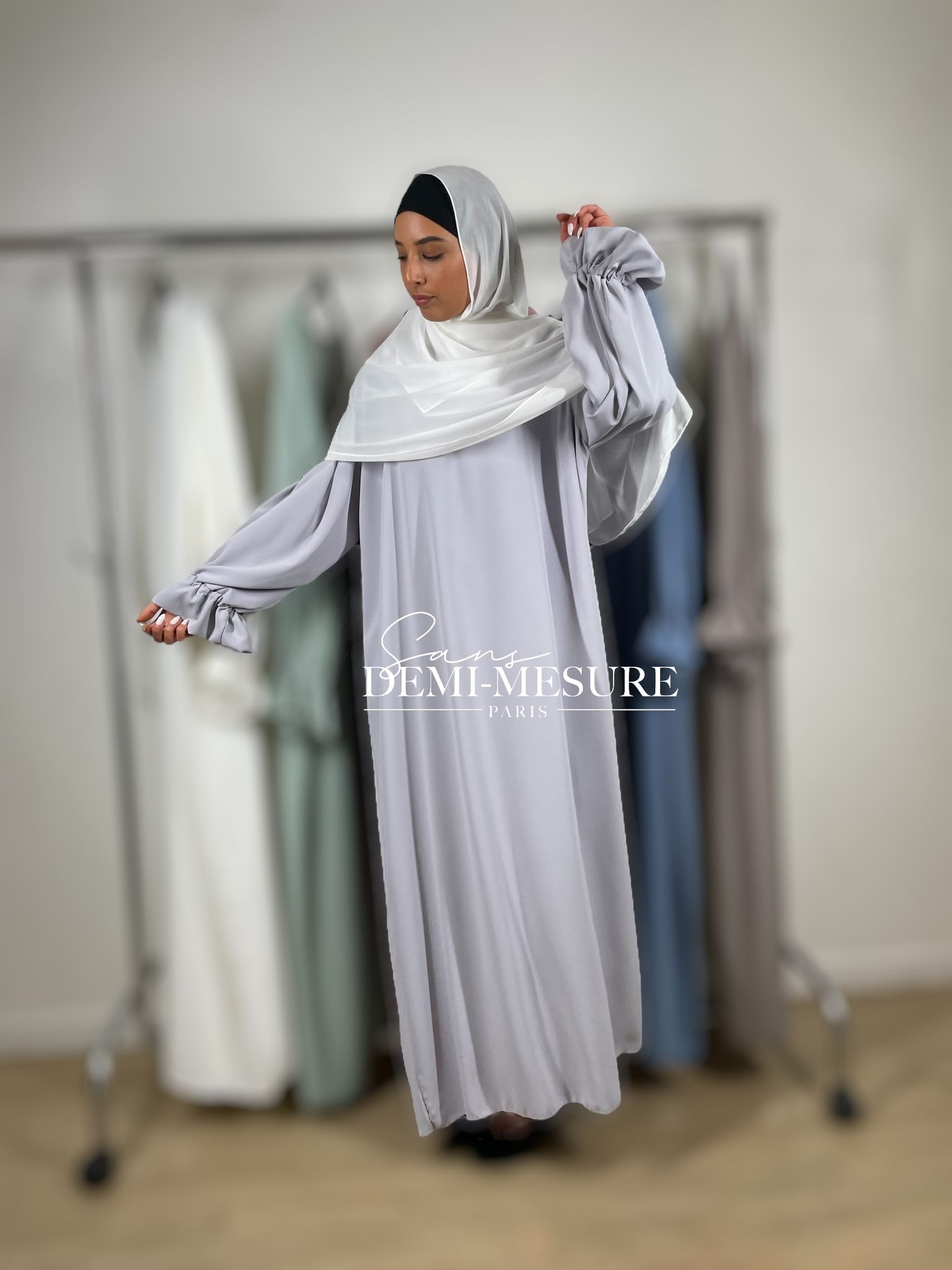 abaya tulipe soie de médine