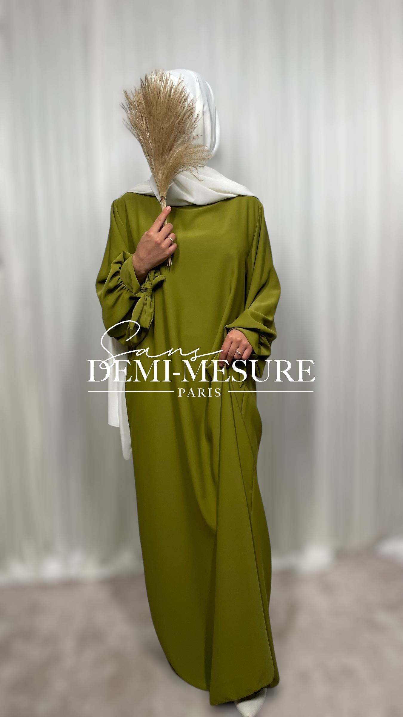 Abaya Almaa soie de medine - Image 2