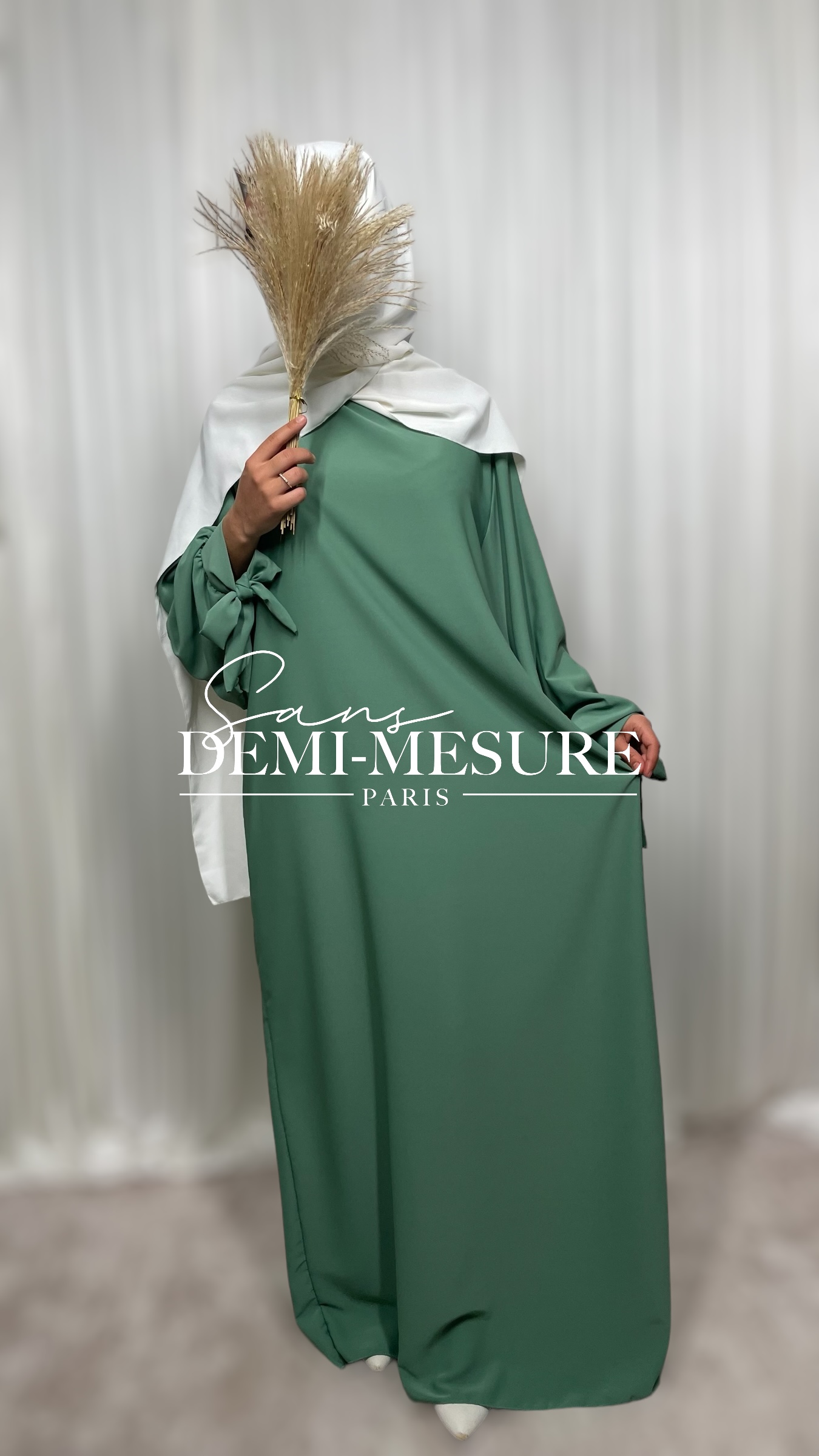 Abaya Almaa soie de medine - Image 4