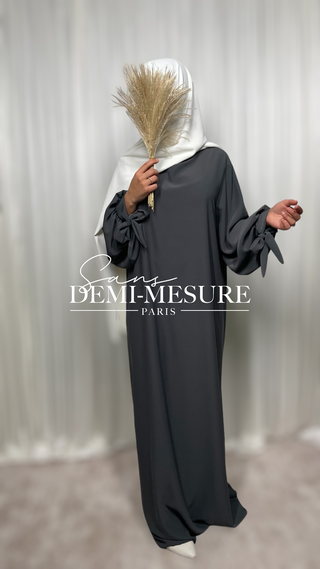 Abaya Almaa soie de medine - Image 7