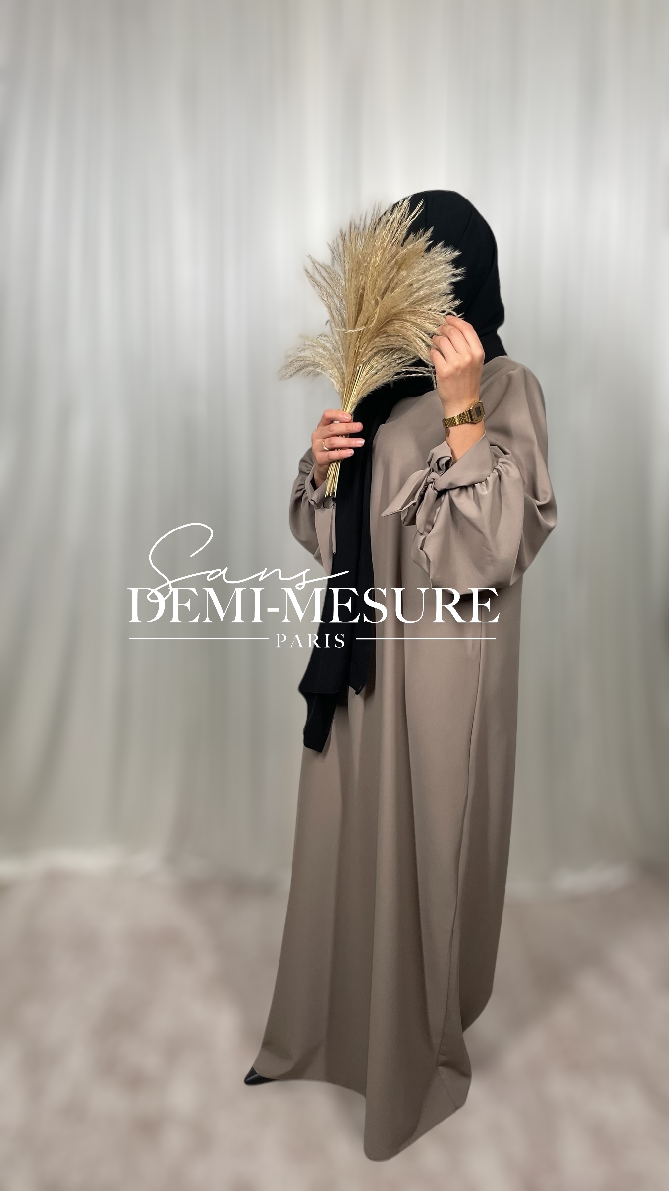 Abaya Almaa soie de medine - Image 13