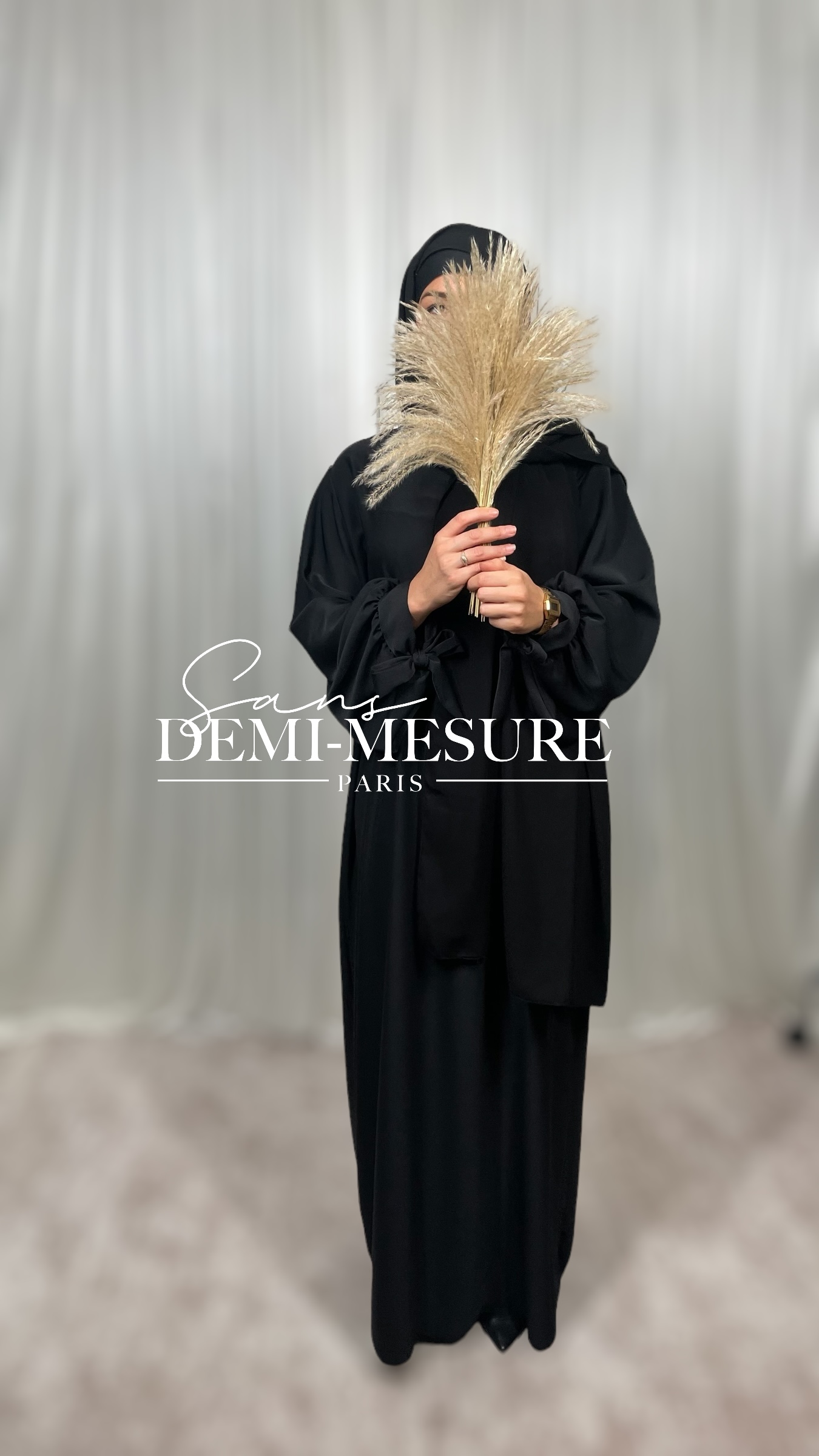 Abaya Almaa soie de medine - Image 11