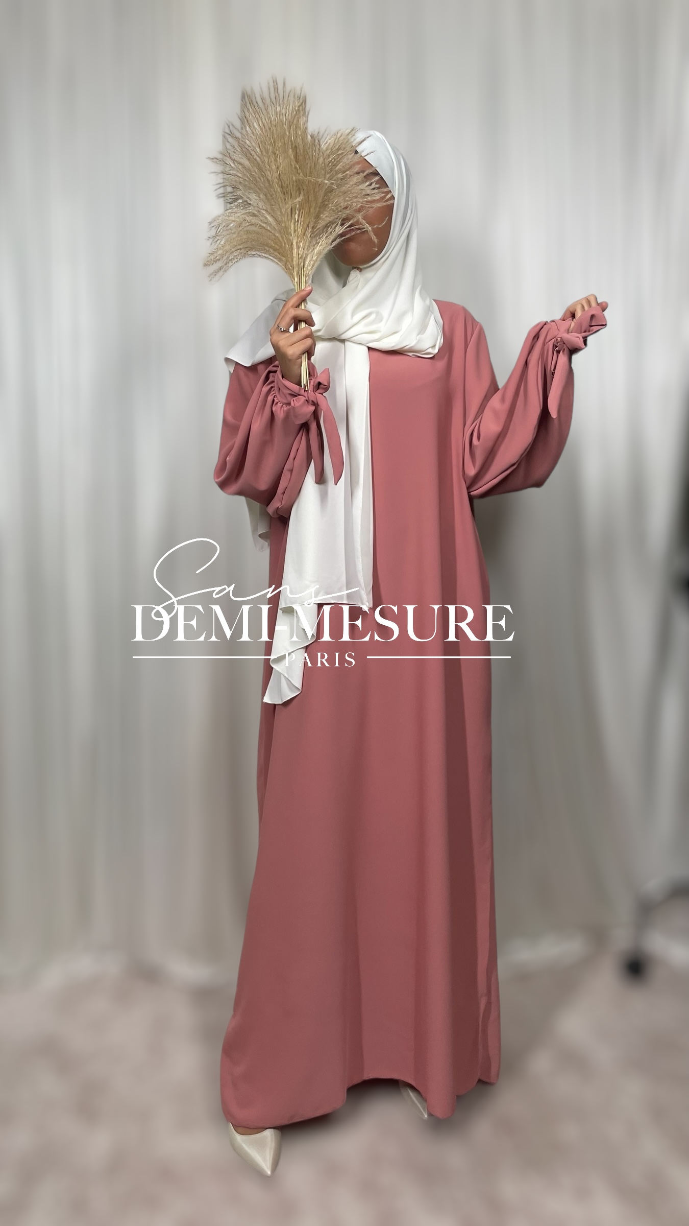 Abaya Almaa soie de medine - Image 9